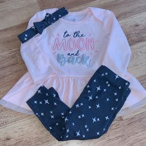 NWOT mini heroes 2 piece outfit